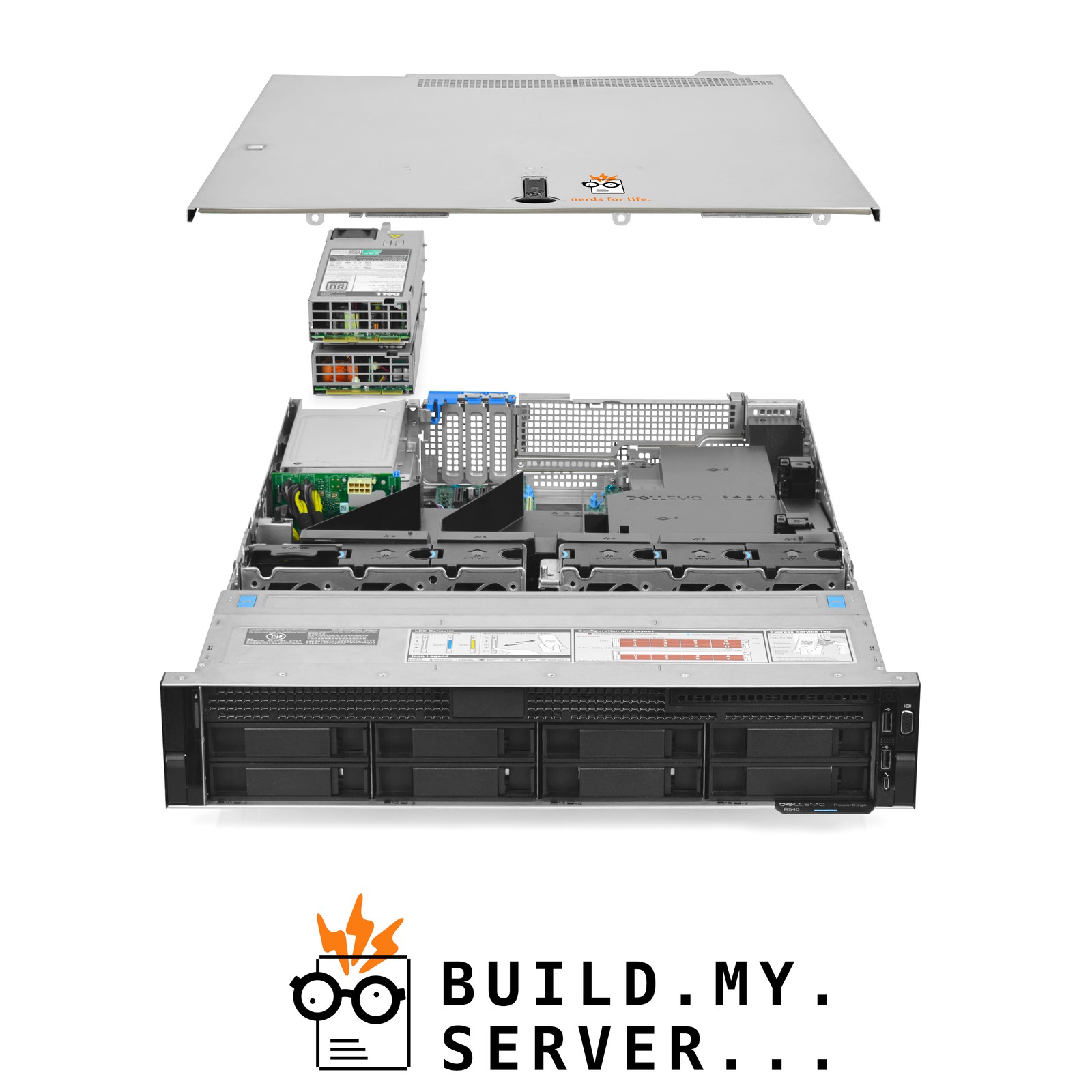 Dell PowerEdge R540 8-Bay LFF Server 2.10Ghz 32-Core 96GB RAM + 80TB Storage NAS