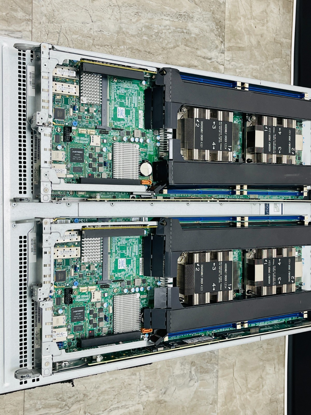 SuperMicro 2029BT-HNR 24Bay, 4x X11DPT-B SuperServer W/4x KXG60ZNV512G 512GB M.2