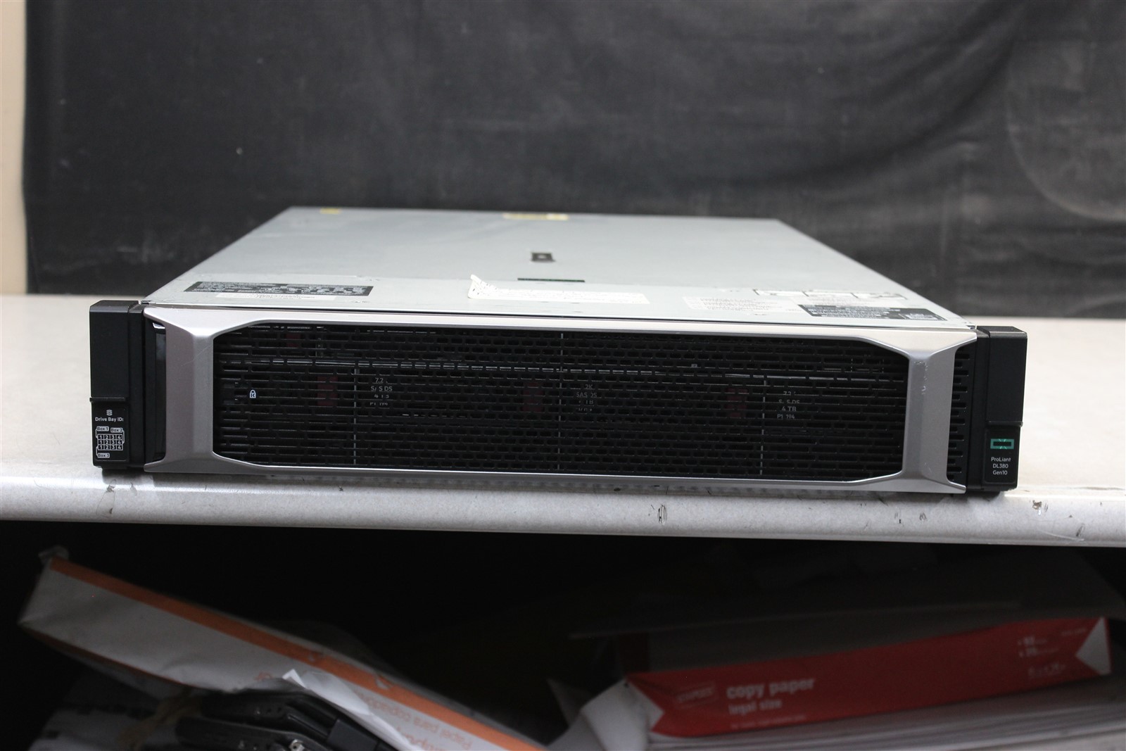 HPE ProLiant DL380 G10 2×2.6GHz 18 Core Xeon Gold 6240, 32GB RAM, NO HDD