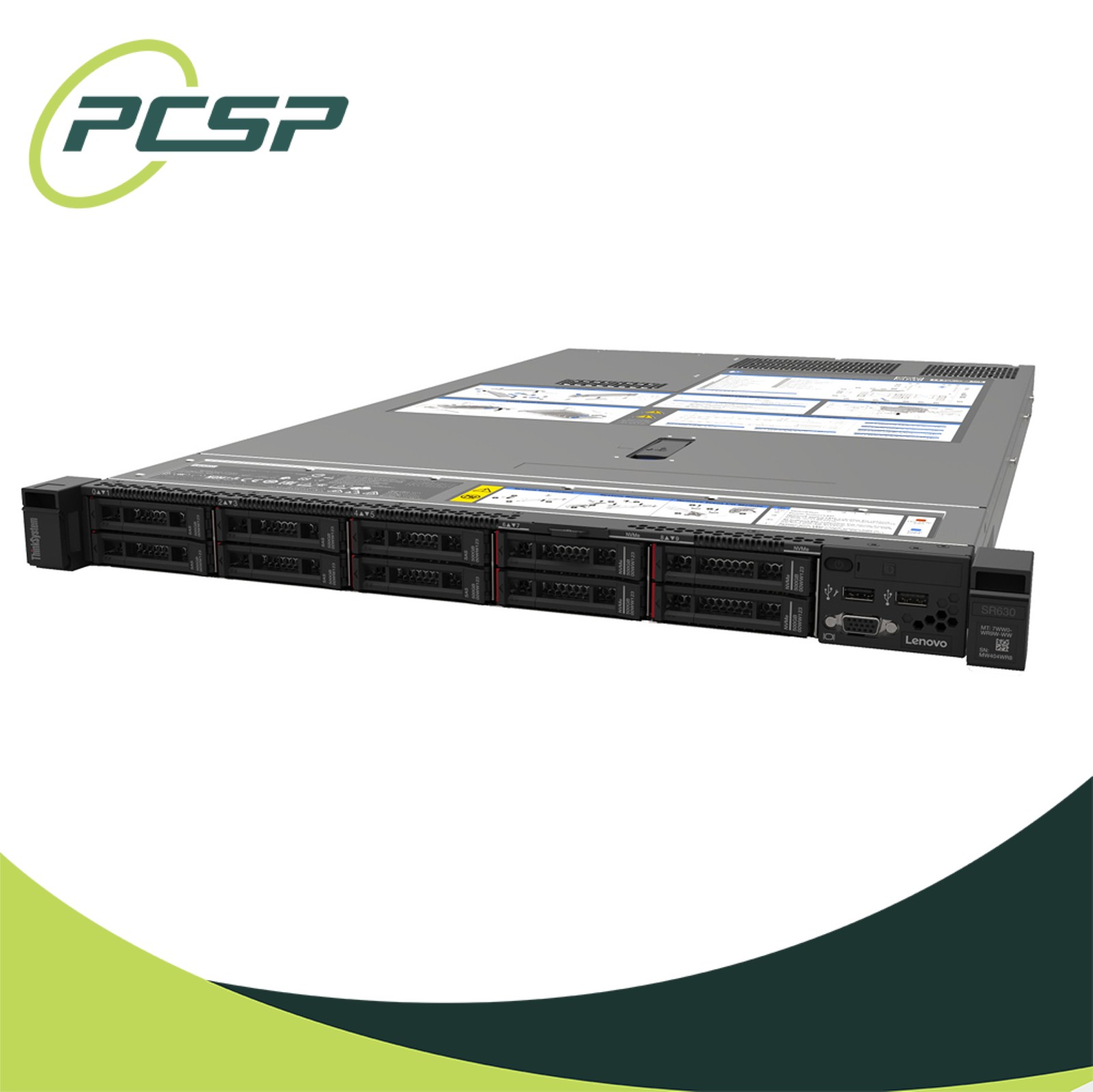 Lenovo SR630 V1 2x Gold 5220R 256GB DDR4 5x 800GB SAS SSD & 3x 1.2TB SAS HDD