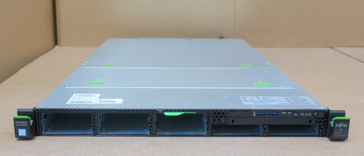 Fujitsu Primergy RX2530 M4 2x 8-Core Silver 4110 96GB RAM 8x 2.5″ Bay 1U Server