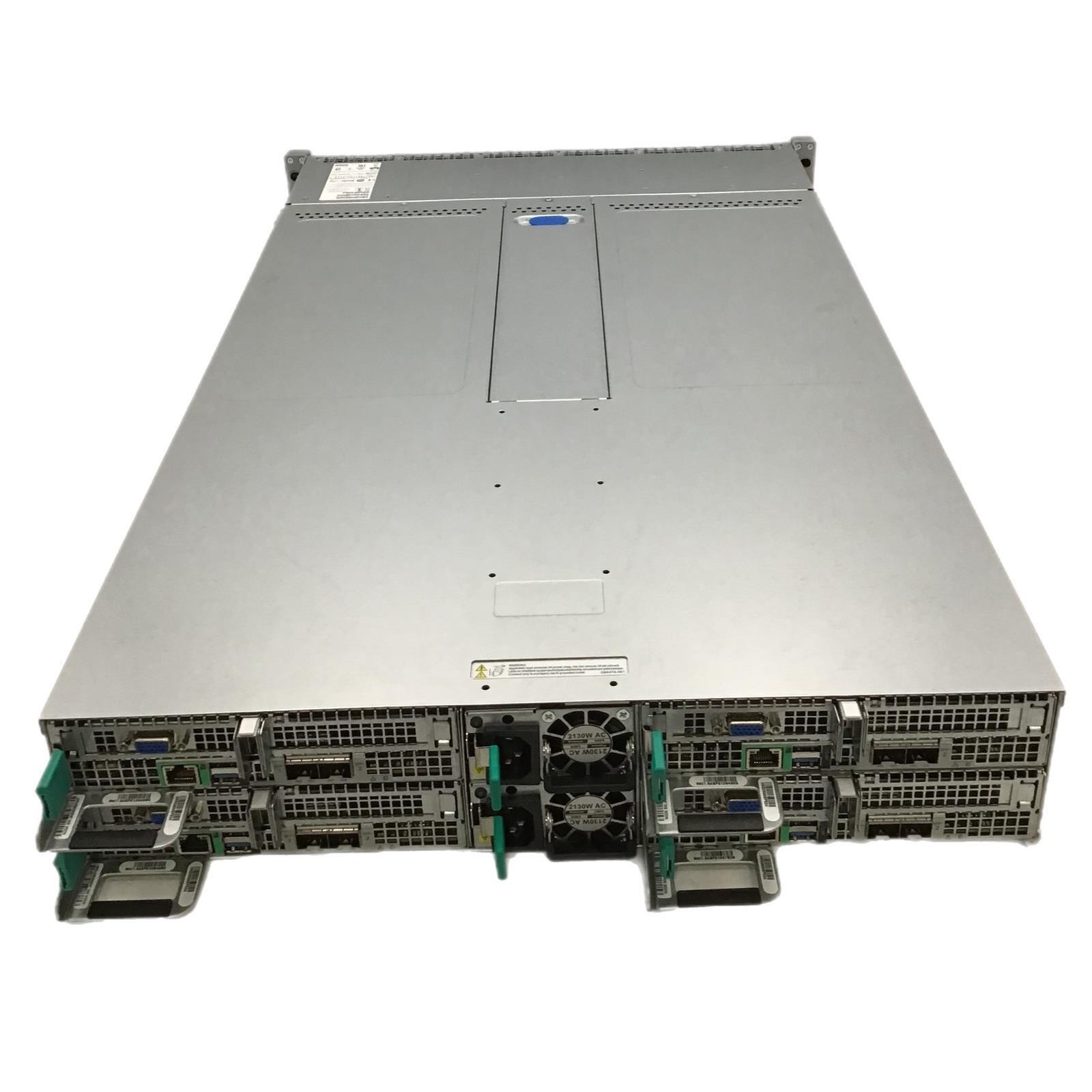 Intel 2U 4 Node Server H2224XXLR3 S2600BP Ea Node: 2x Xeon 6130 – 32GB DDR4 RAM