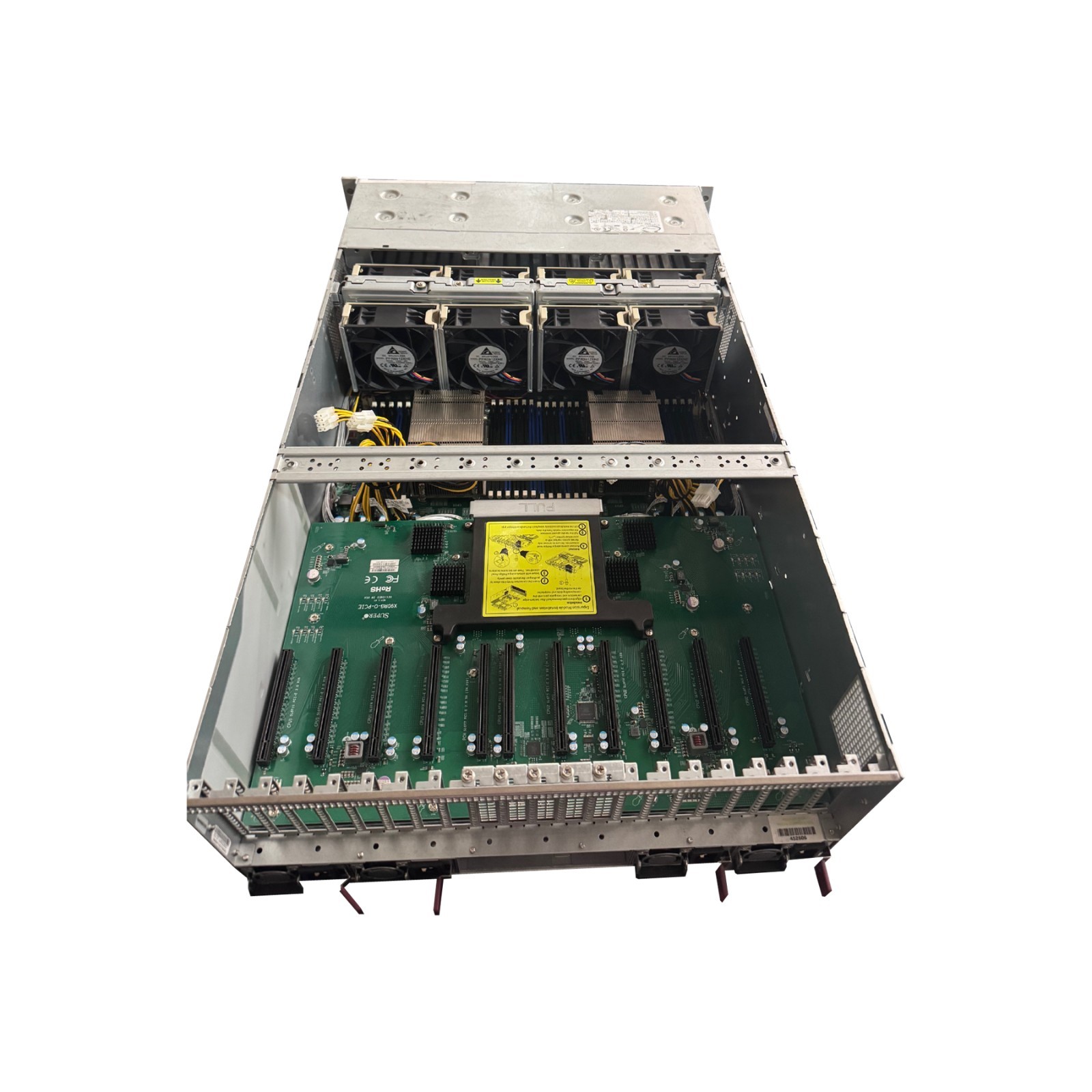 Supermicro 4U SYS-4028GR-TR2 X10DRG-O-PCI 24BAY SFF IP 4x PSU 8xGPU Slots CTO