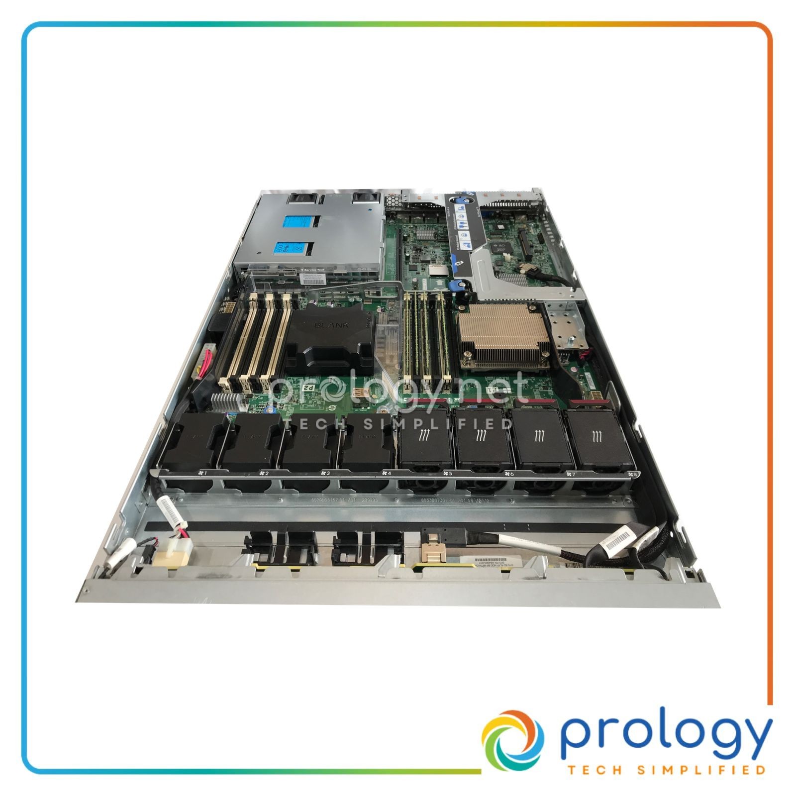 HP ProLiant DL360E Gen8 Server w 1xE5-2403 @1.8GHz 16GB 2x500GB 3.5″ SATA 2xPSU
