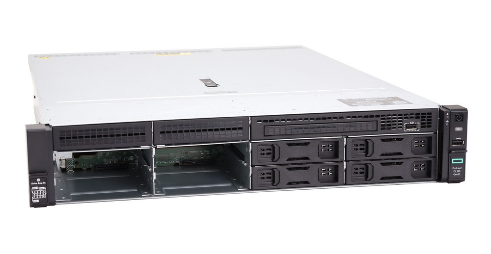 HPE ProLiant DL180 Gen10 // 1x Xeon Bronze 3204, 16GB RAM, 8x LFF, P408i-a