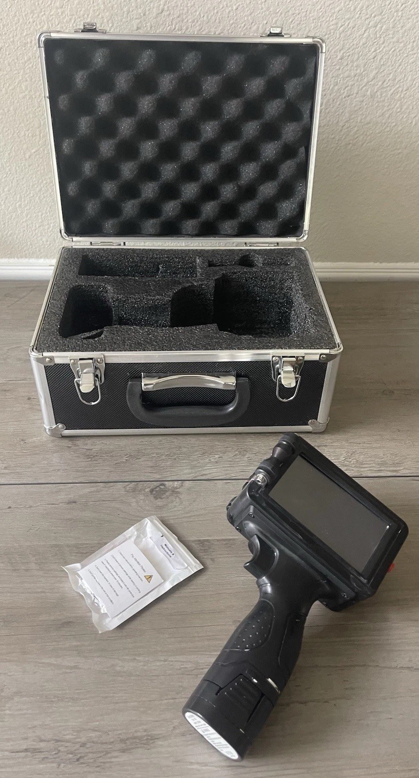 SNEED Coding Solutions Portable Handheld Inkjet Printer Case Needs Battery Works
