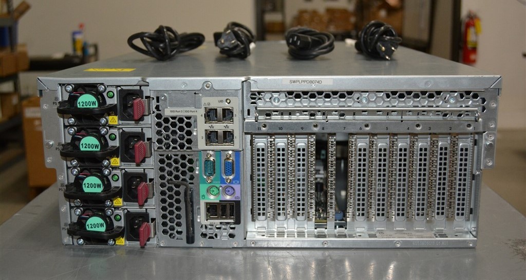 HP PROLIANT DL580 G7 584086-001 2.5×8 Server 4*XEON E7540 112GB P410 SEE NOTES