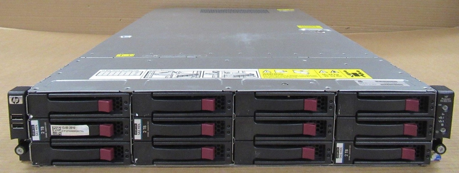 HP Proliant DL180 G6 1x E5620 4 Core 2.40GHz 12GB 6TB 2U Rack Server 507168-B21