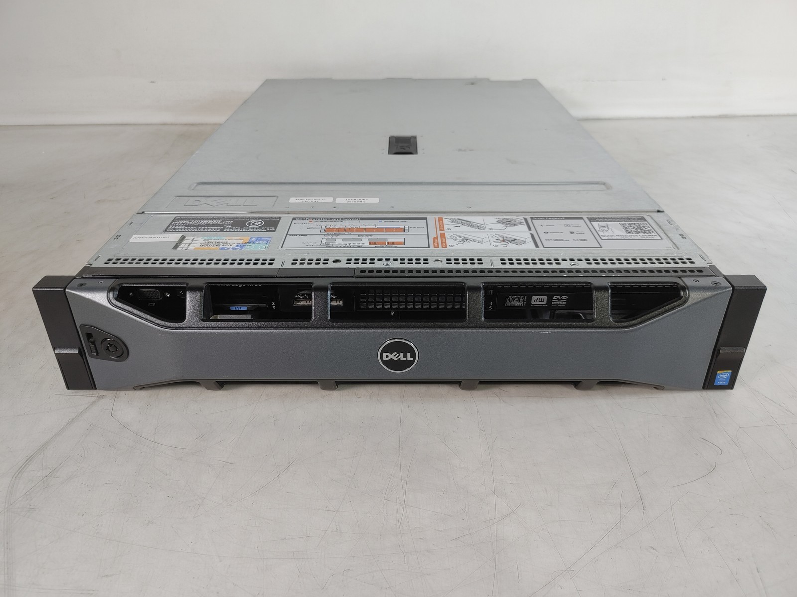 Dell PowerEdge R730 3.00 GHz Intel Xeon E5-2623 v3 16 GB DDR4 – No HDD