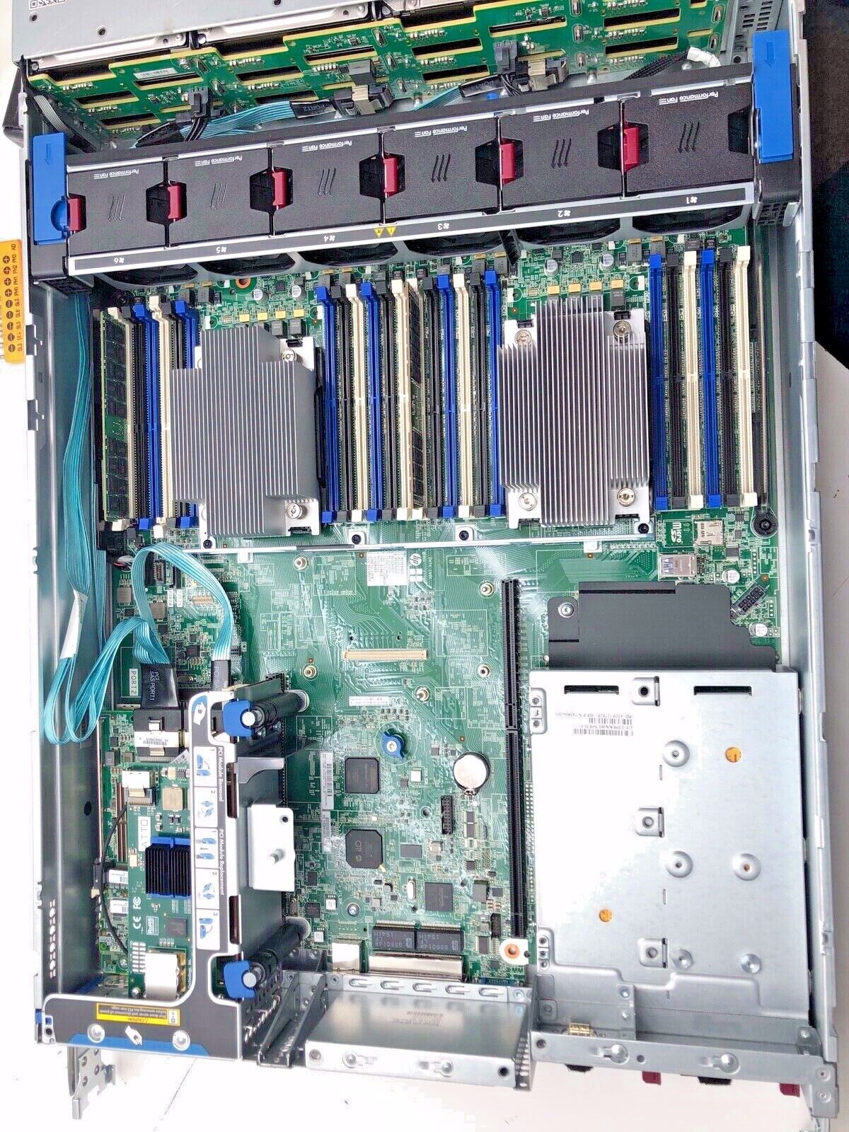 HP ProLiant DL380 G9 Server /2x Xeon E5-2620V3 2.40GHZ/32GB RAM/48TB W/PWR CORD