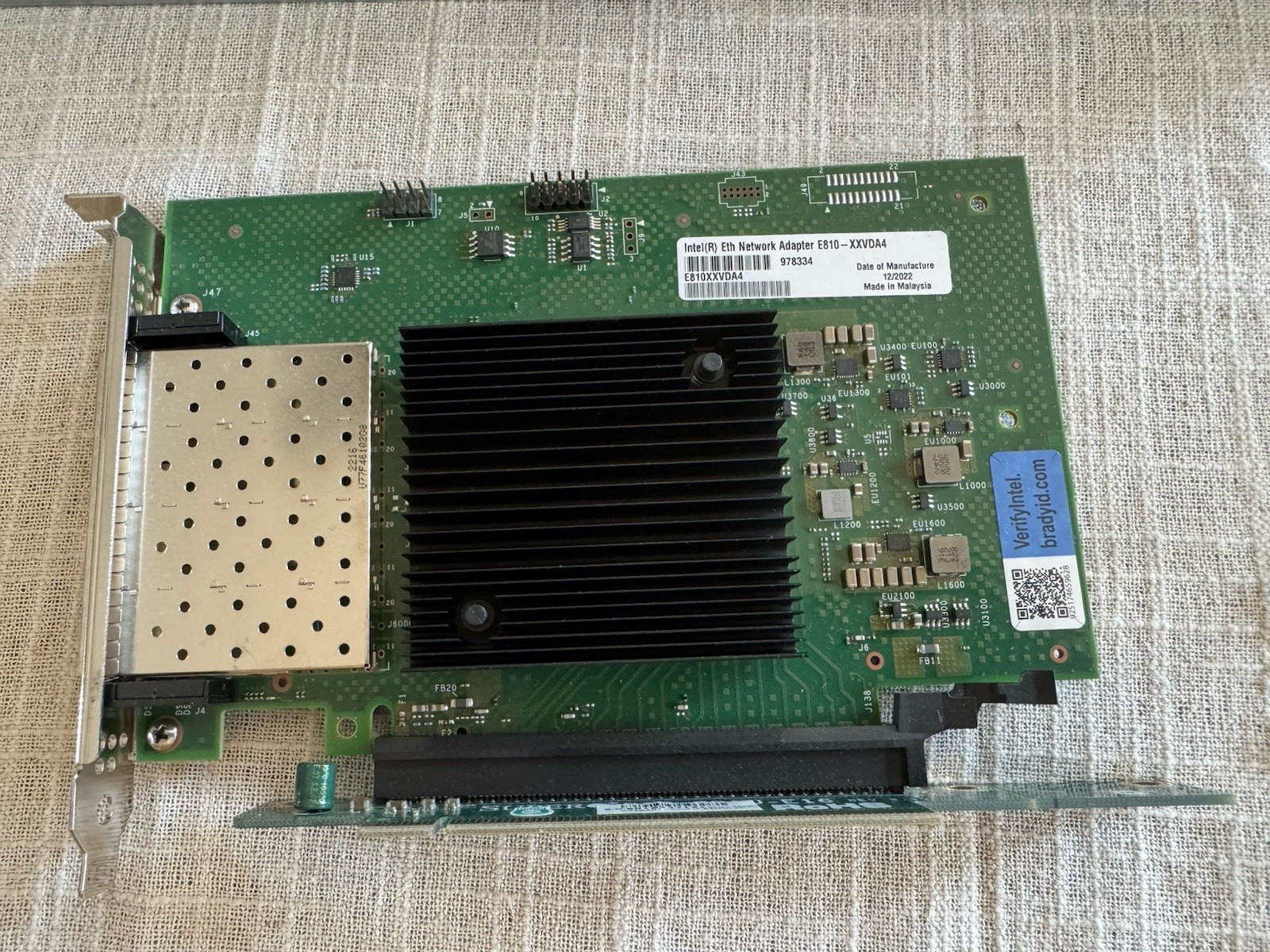 Supermicro 1U Server Xeon E3-1270 v3 16GB RAM 500GB HDD + Intel E810 NIC