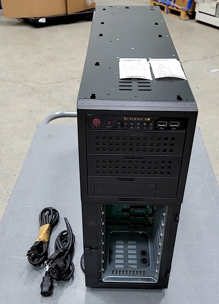 SUPERMICRO 745-9 7048R-TR Server INTEL XEON E5-2609 V4 32GB SEE NOTES