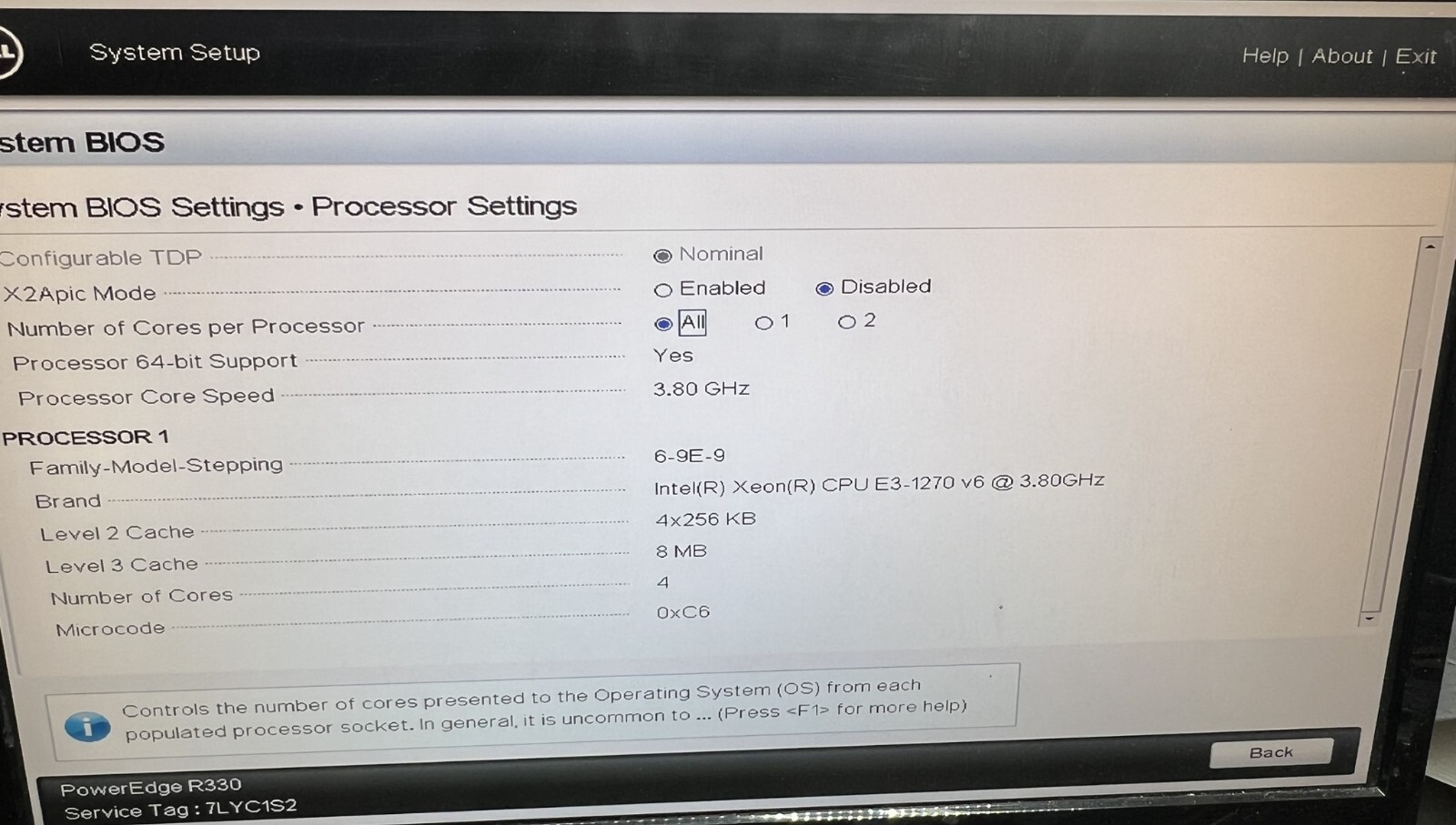 Dell PowerEdge R330 Rack Server Xeon E3-1270v6 @ 3.8Ghz 16GB ECC DDR4 RAM