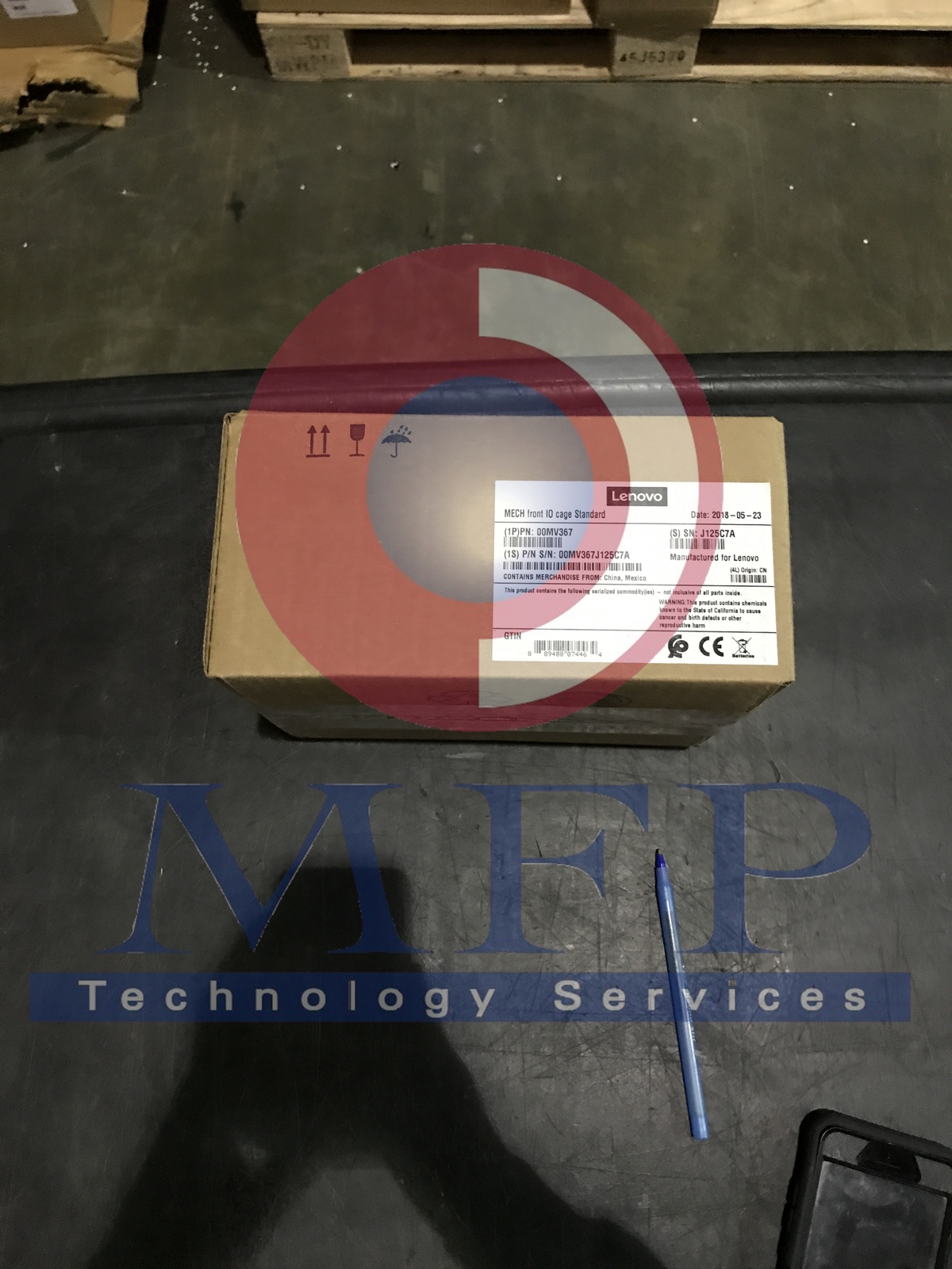 SYSTEM X3550 M5 FRONT IO CAGE STANDARD 00MV367-01-CT