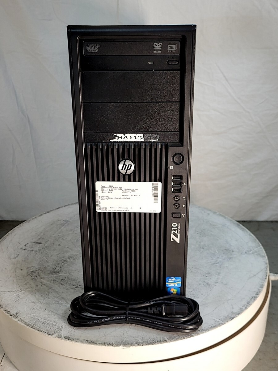 HP Z210 VA769UT-ABA Desktop Server Intel Core I5-2400 4GB