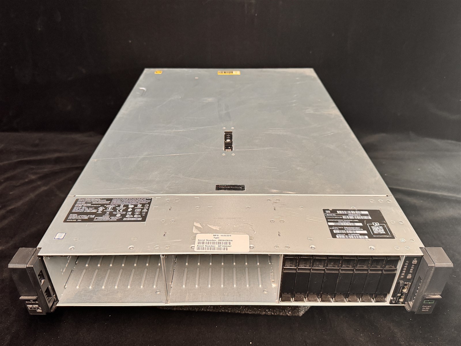 HPE ProLiant DL380 Gen10 G10 24SFF 2x 12C GOLD 5118 2.3GHz 64GB RAM 2x 300GB SAS