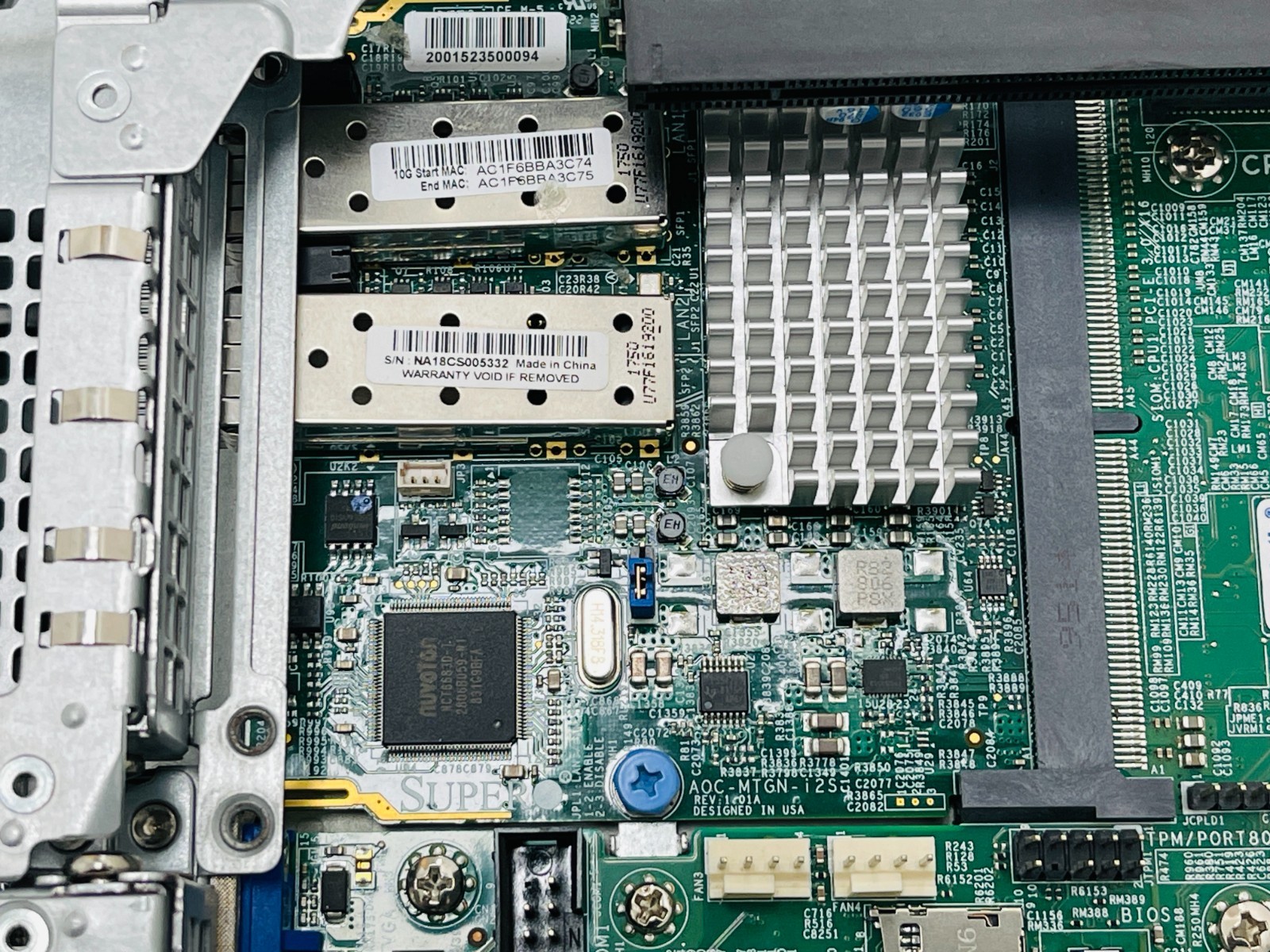SuperMicro 2029BT-HNR 24Bay, 4x X11DPT-B SuperServer W/4x KXG60ZNV512G 512GB M.2