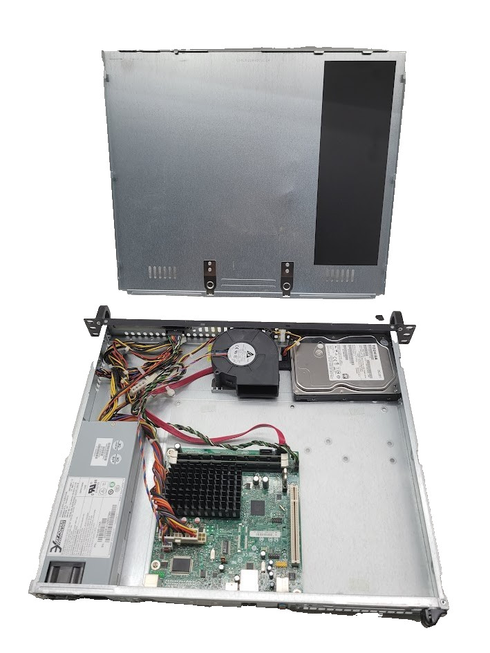 SuperMicro CSE-512 3.50 GHz Intel Pentium G4560 2×2 4GB DDR4 Server Hdd 1tb