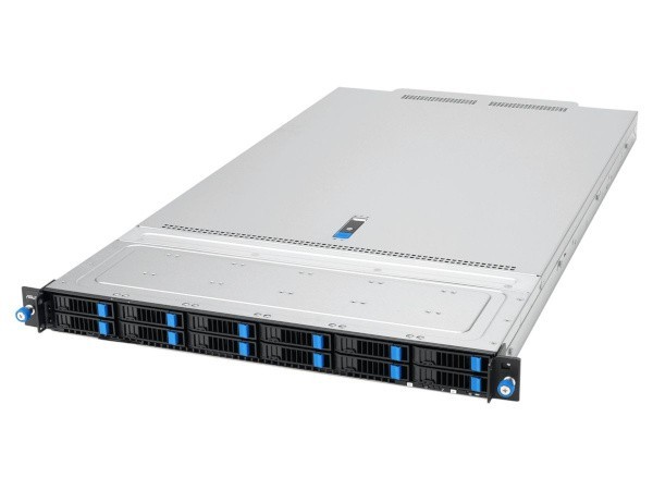 New Asus 1U 12SFF NVMe AMD Server 2x EPYC 9124 32-Core 3.0GHz 64GB DDR5 RAM
