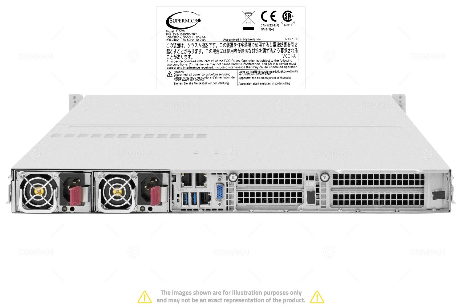 Supermicro SYS-1029GQ-TRT 2x Xeon Gold 6128 128GB RAM Rails
