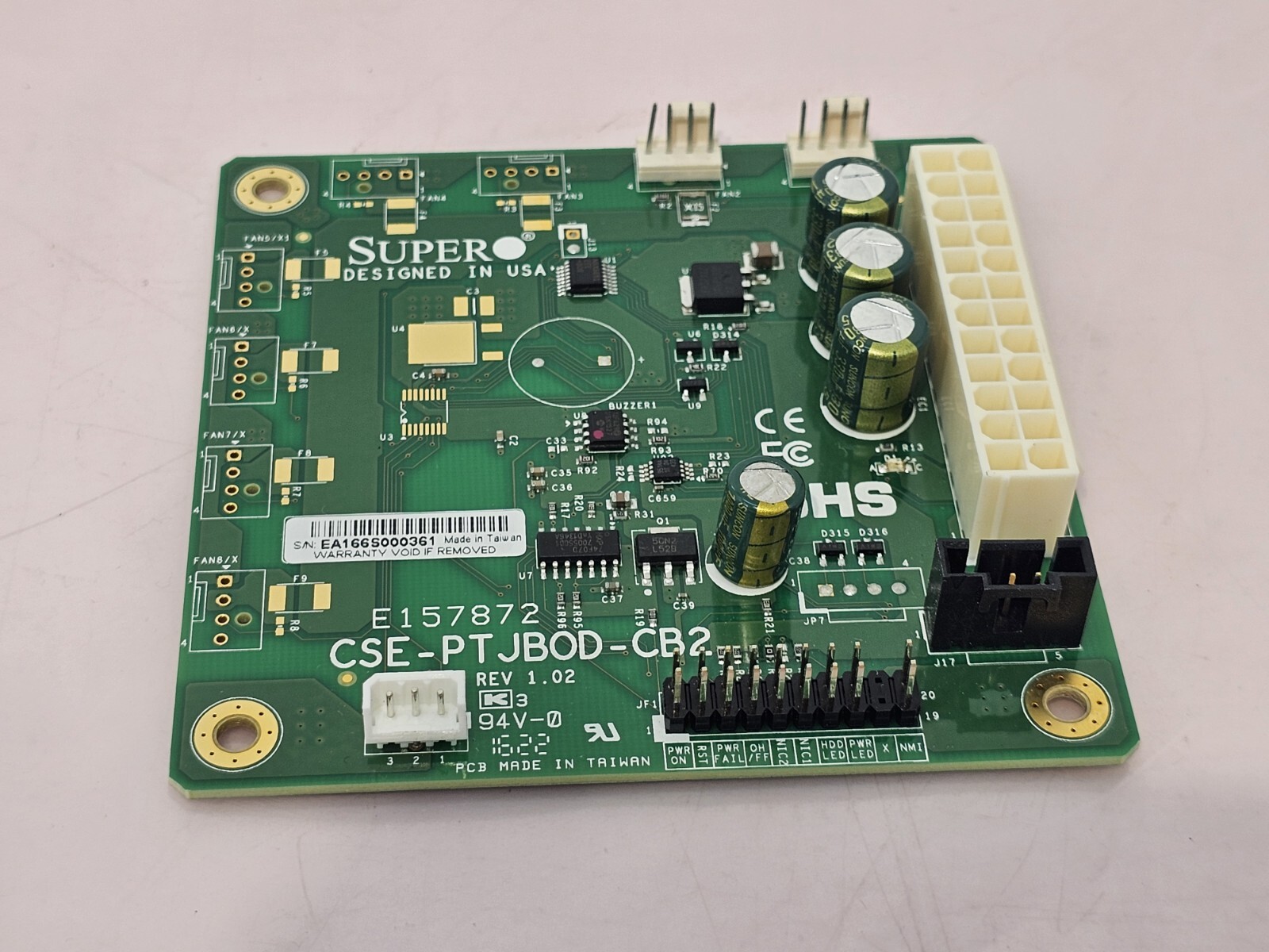 New Open Box Supermicro CSE-PTJBOD-CB2 JBOD controller board