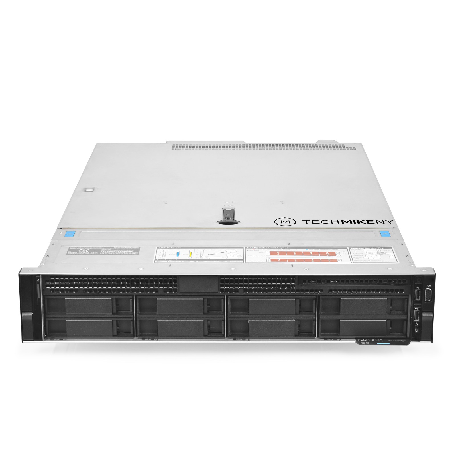Dell PowerEdge R540 Server 8-Bay LFF 2.10Ghz 16-Core 64GB RAM 8x Caddies Backup