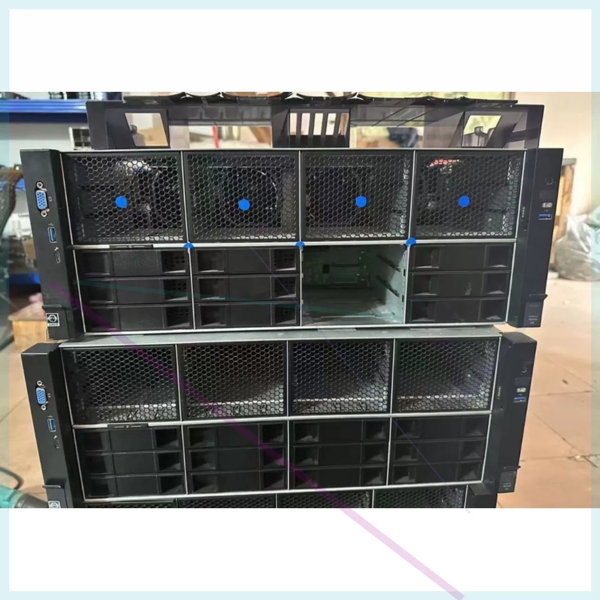 H3C R5350 G6 8GPU Server 12X3.5″ 4x2000W PSU//2X EPYC 9654 CPU/128G 4800MHz RAM