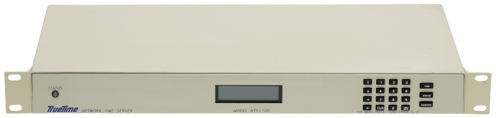 TrueTime Symmetricom NTS-100i GPS NTP Network Time Server Master Clock IRIG-B