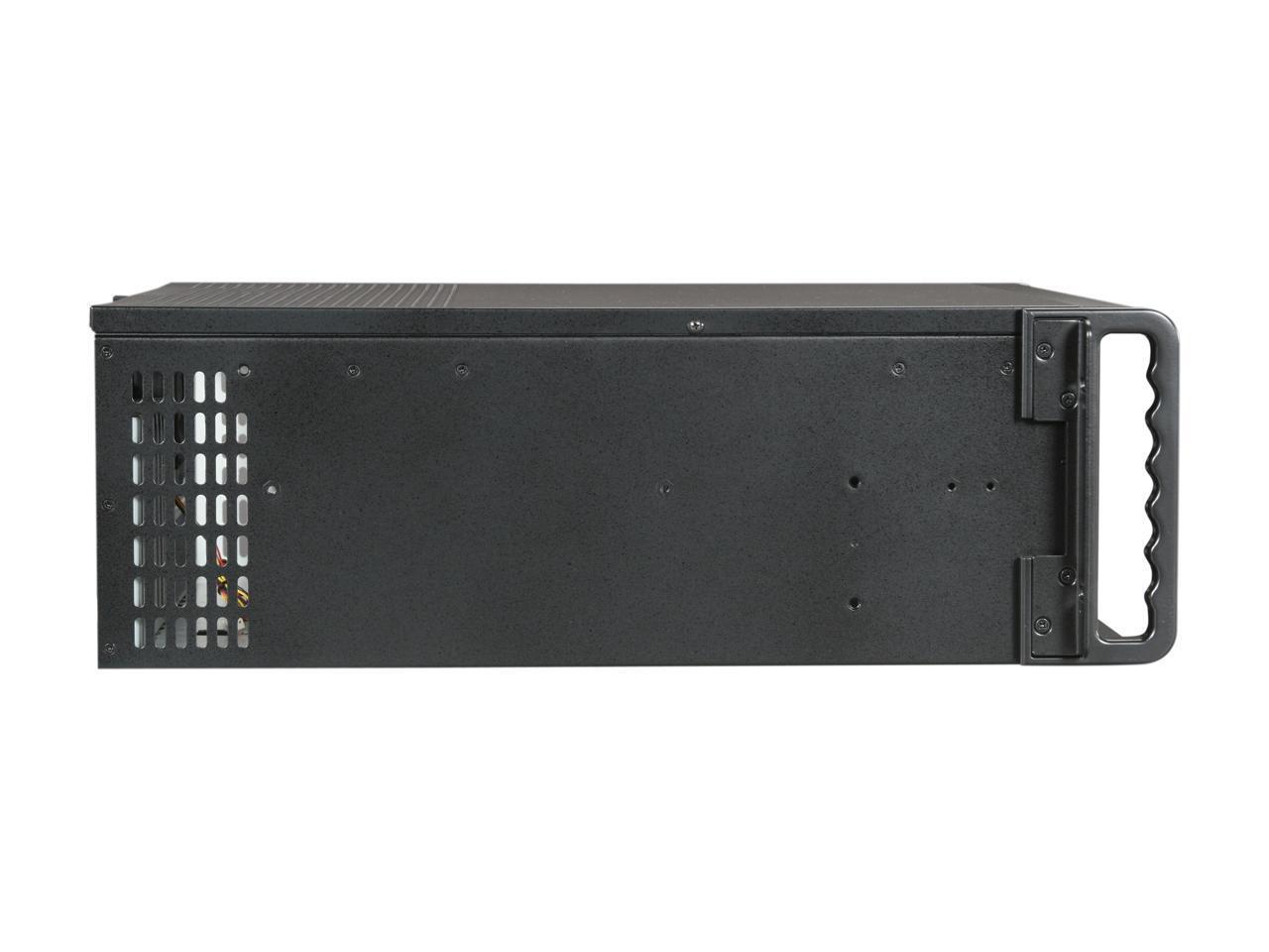 iStarUSA D406ND-B6SL Black Aluminum / Steel 4U Rackmount Compact Stylish Rackmou