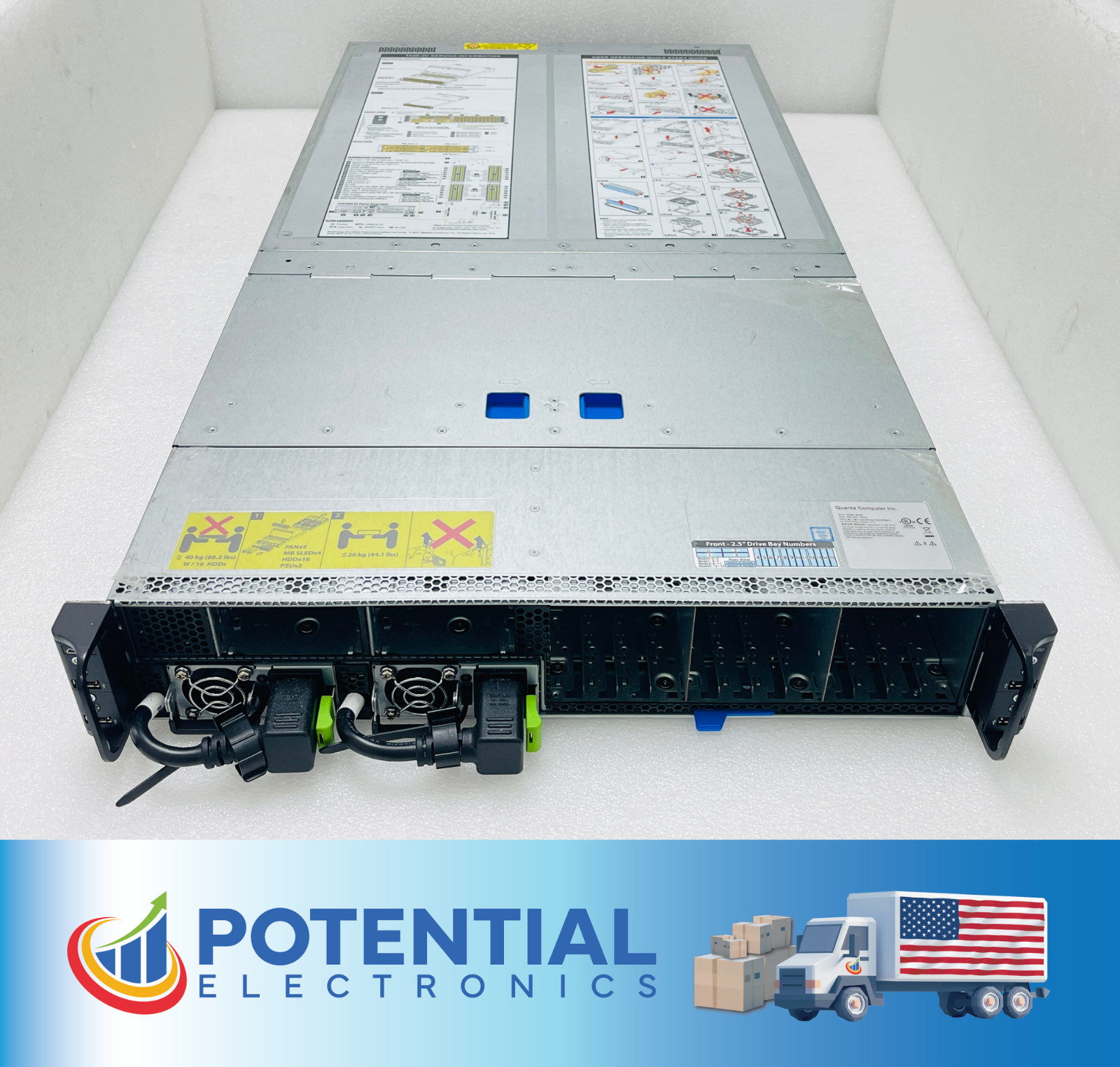 USED – QCT QuantaPlex T42D-2U (No Nodes) Dense Memory Multi-node Compute Server