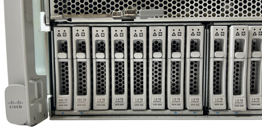 Cisco UCSC-C480-M5 UCS C480 M5 24SFF – 4x Xeon Platinum 8176 28Core 4x 1600W PSU