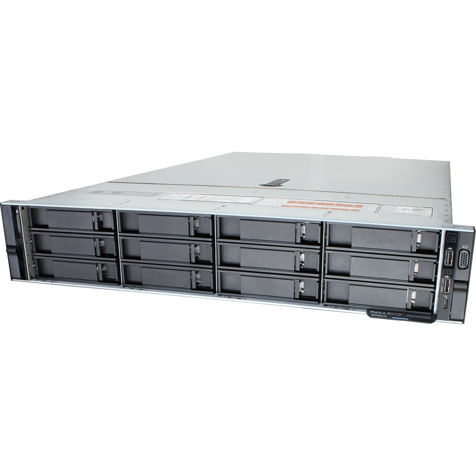Dell EMC PowerEdge R740xd Server 2x Gold 5118 12C 64GB 6x 2TB SAS LFF