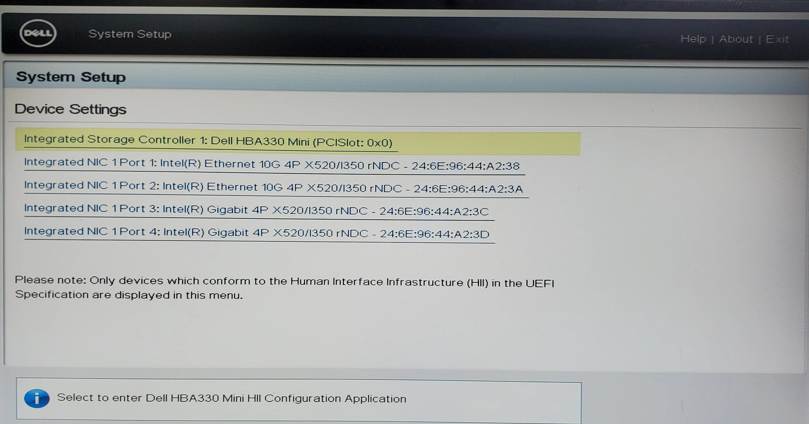 Dell EMC VxRail E460 – 2x Xeon E5-2680 v4, 16GB DDR4, HBA330 Mini – No HDD