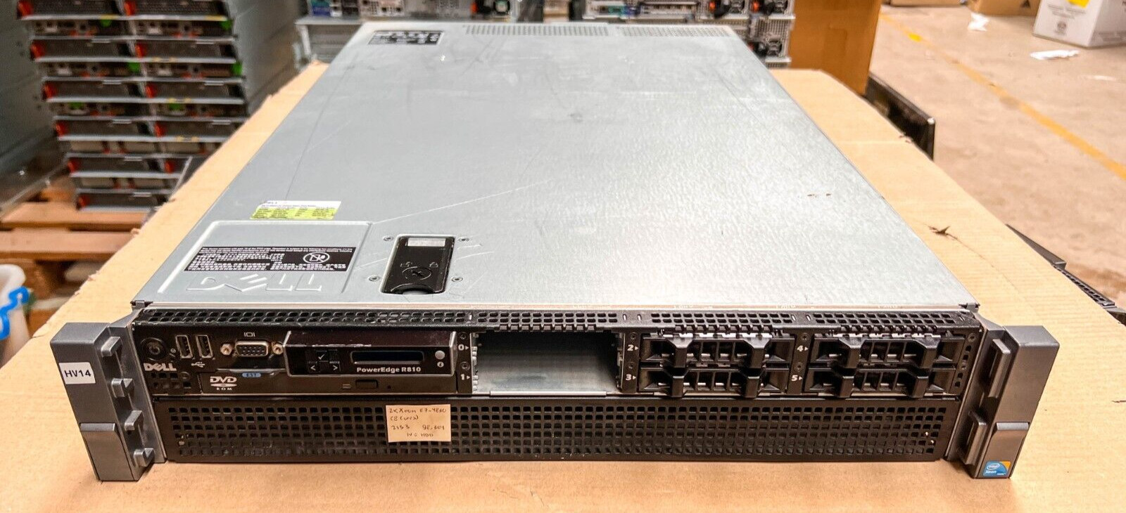Dell PowerEdge R810 2x Xeon 8 Core E7-4830 @ 2.20GHz, 98GB RAM, No HDD, 0CNXVV