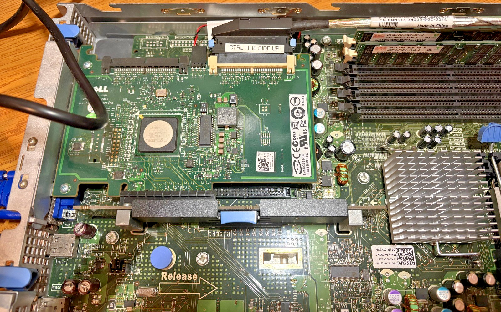 Dell PowerEdge R300 Server – XEON X-3663 2.83 MHZ- 8GB – 2x 500GB HD- RAILS