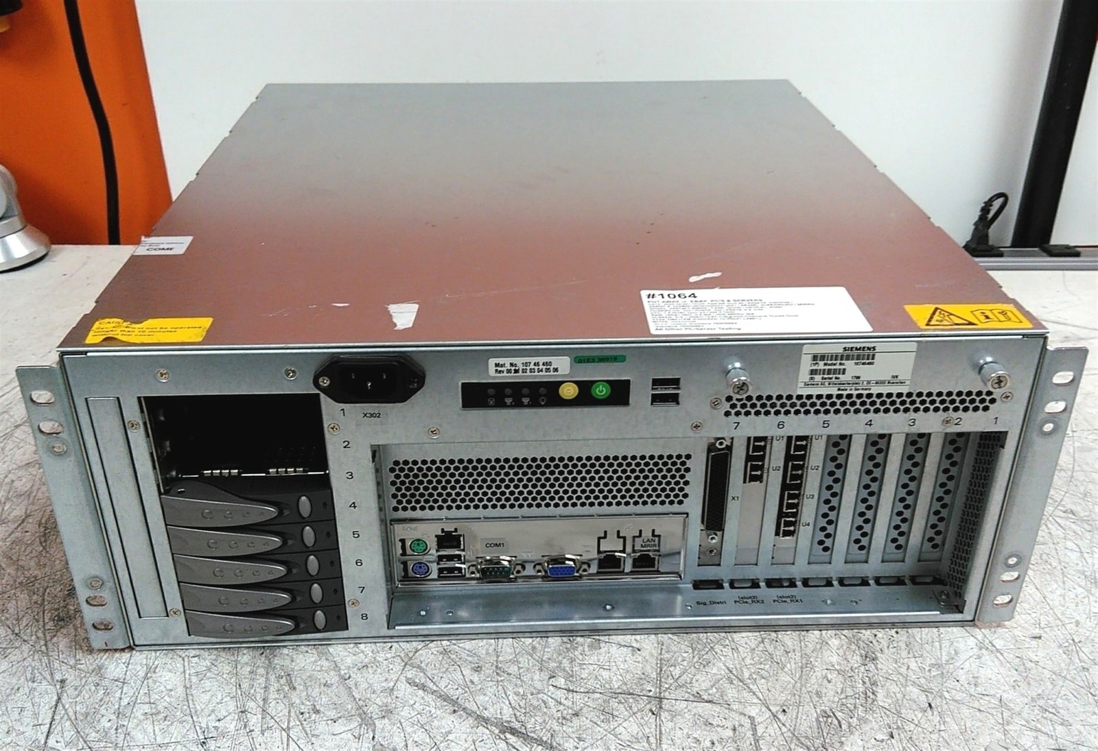 BIOS Lock Siemens 10746460 Intel Xeon E5-1225 3.1GHz 16GB 0HD See Description