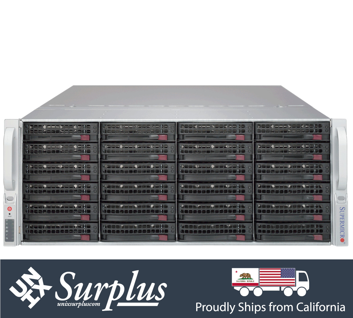 4U 24 Bay SAS3 Vmware Storage Server X10QBi Xeon 48 Cores 1TB RAM 4x PCI-E x16