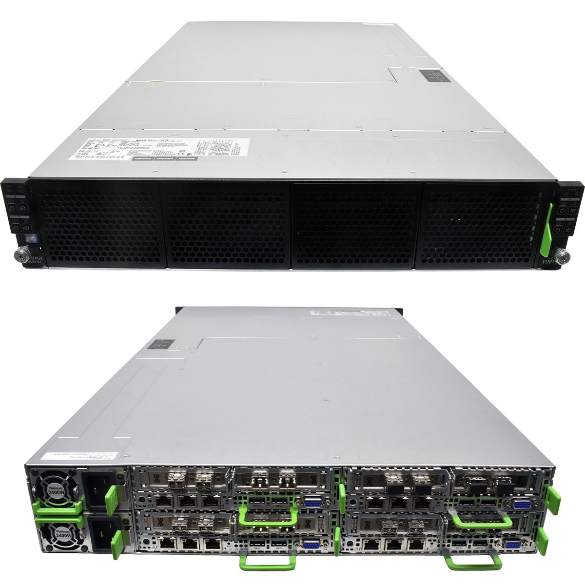 Fujitsu Primergy CX400 M1 4 Node Server 4x Node CX2550 M2 no CPU no DDR4 RAM