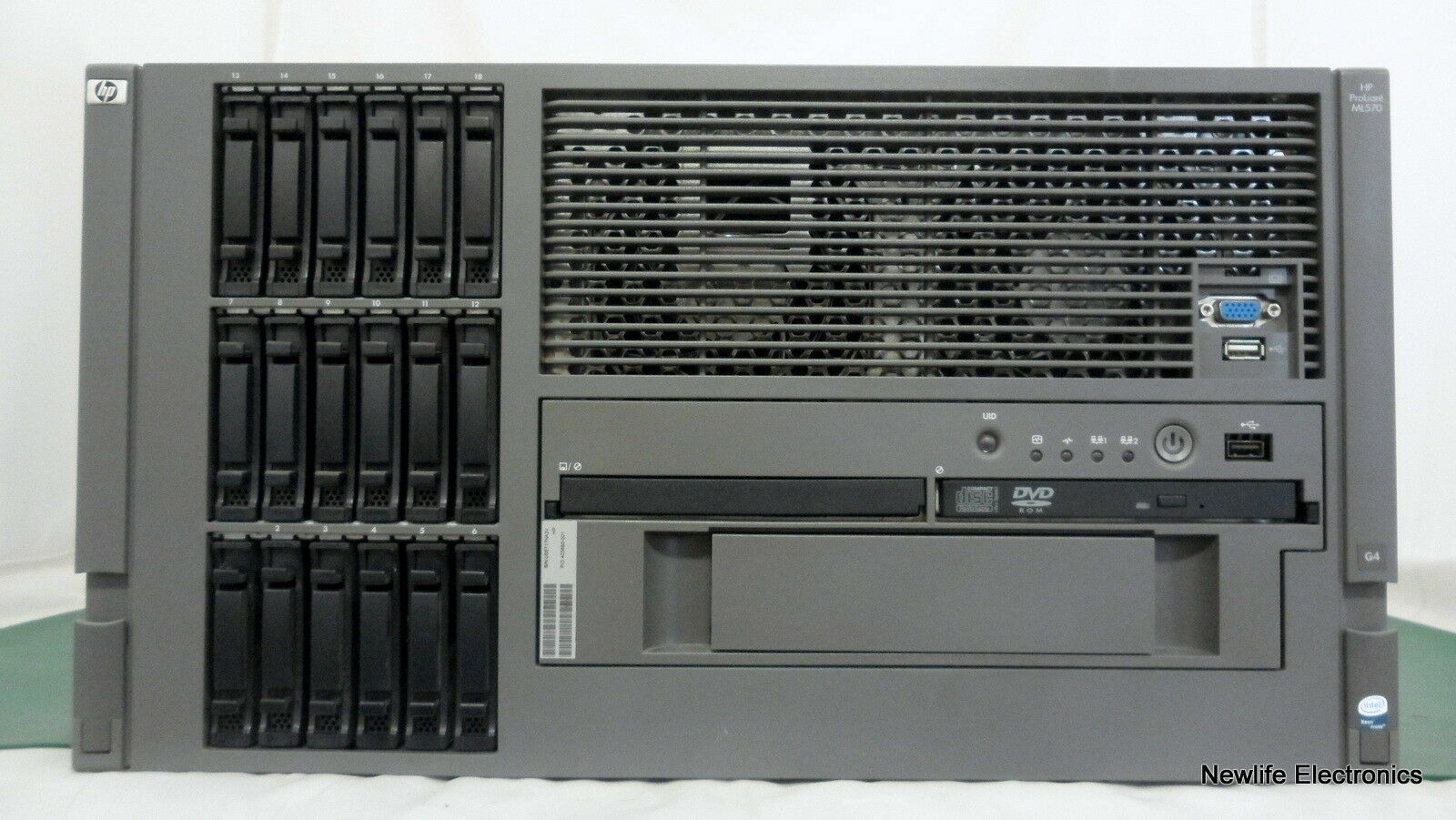 HP 403690-001 ProLiant ML570 G4 Server (2 x 2.8GHz CPU/No RAM/No Drives)