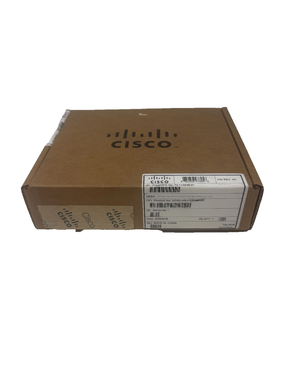 *NEW* Cisco UCS 700-46227-01 Heatsink Assy for UCSC-C220-M4S