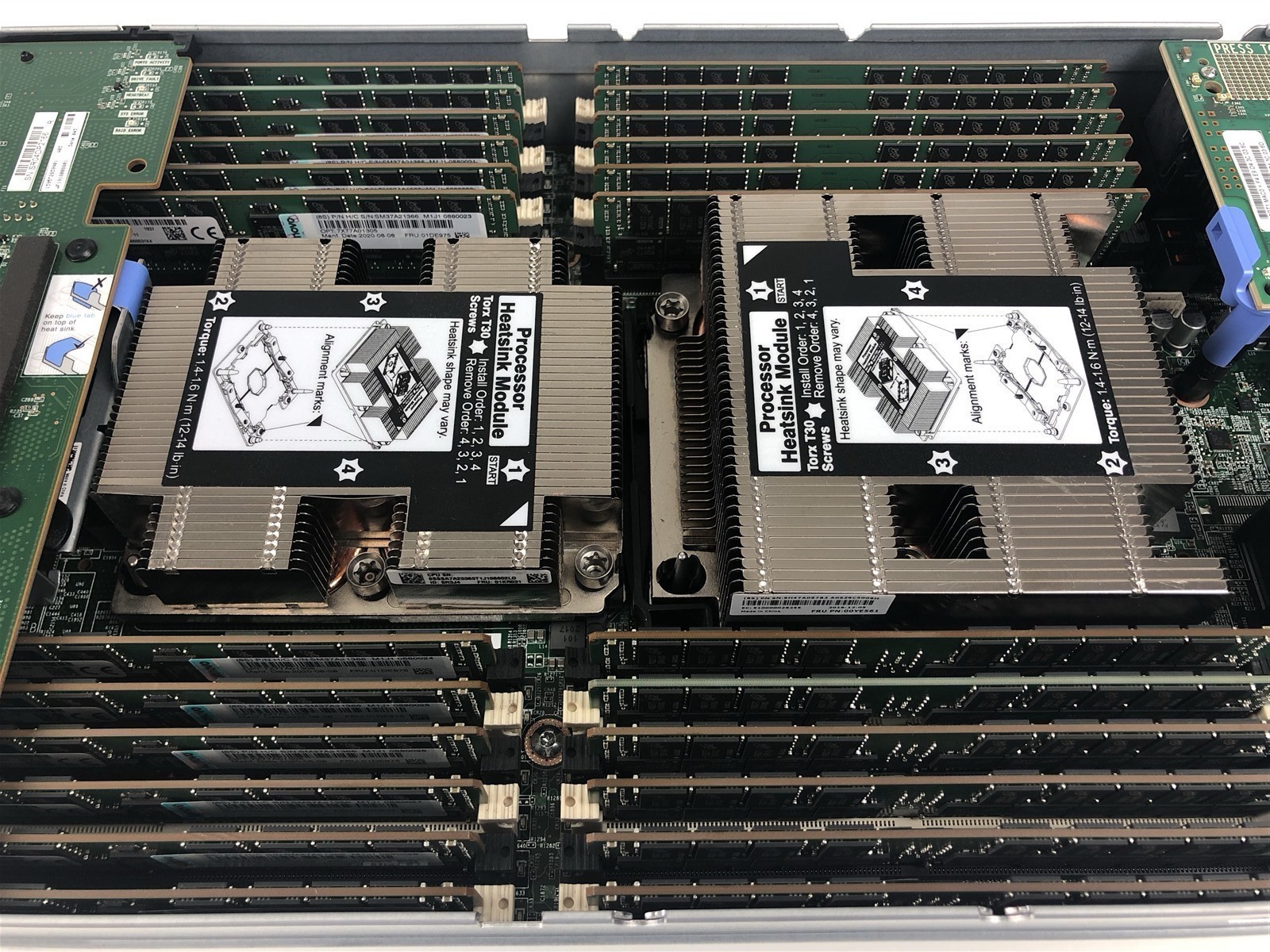 Lenovo ThinkSystem SN550: 2x Intel Xeon Gold 6128 3.4GHz – 1.5TB RAM – 2x240GB
