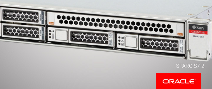 Oracle SPARC S7-2, 2x S7 4.27GHz 8-Core Processor, 256GB Memory, 2 x 1.2TB HDD