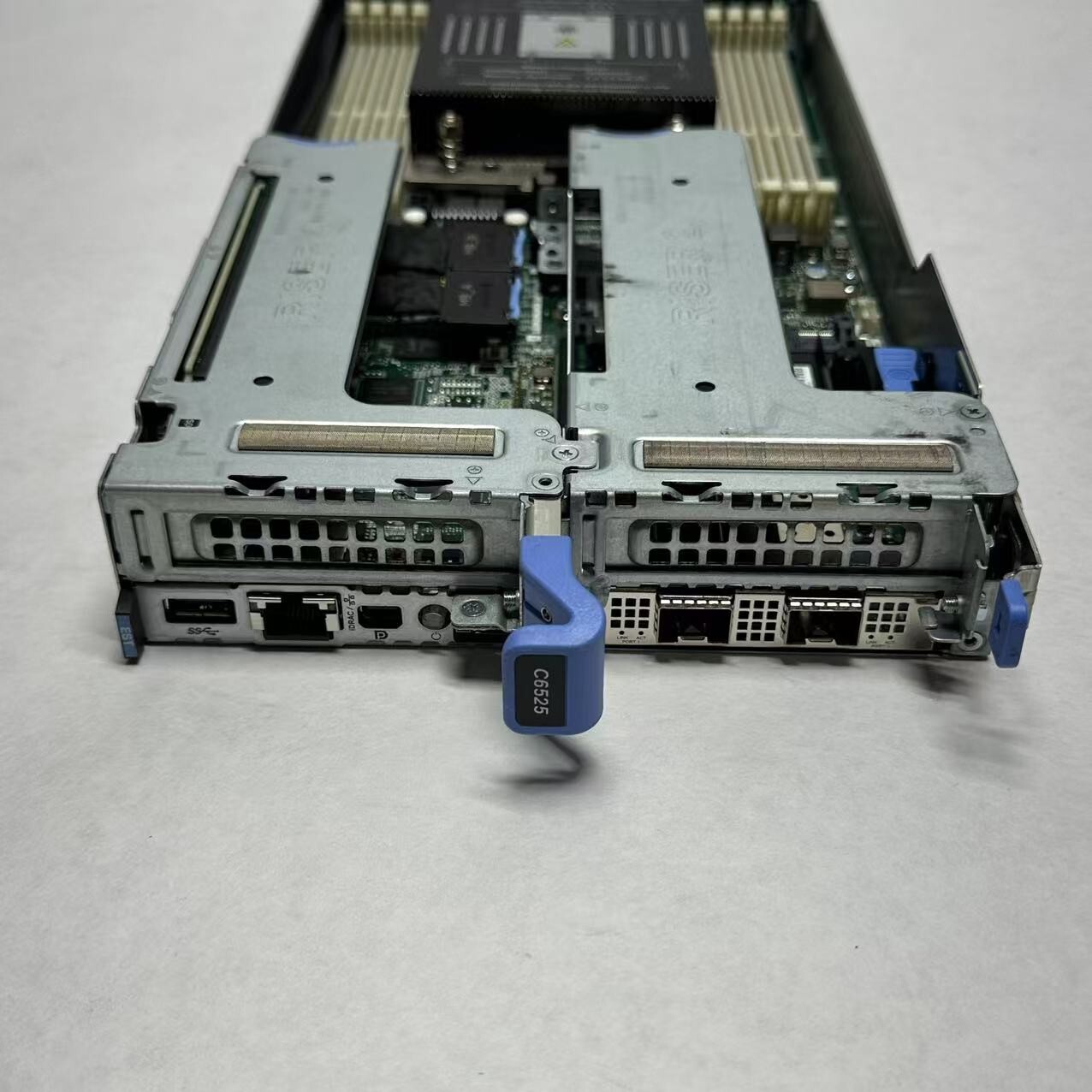 Dell C6525 Node Server Blade W/ 2x AMD Epyc 7452 32 Core CPU 2P 25GB NIC No Ram