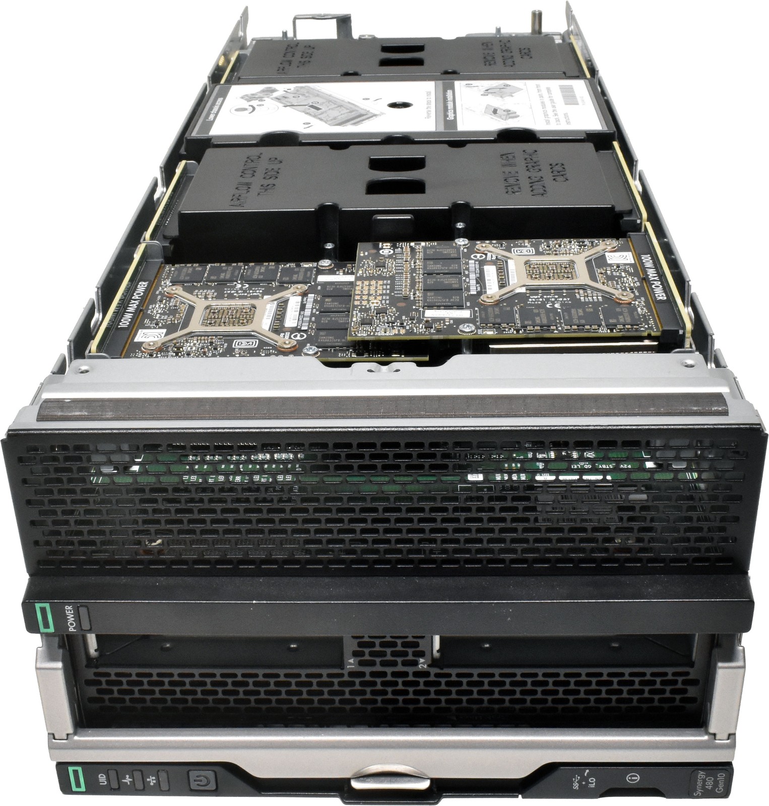 HP Synergy 480 G10 Blade Server 0 CPU 0GB PC4 2x 2.5 Multi-MXM Expansion Modules