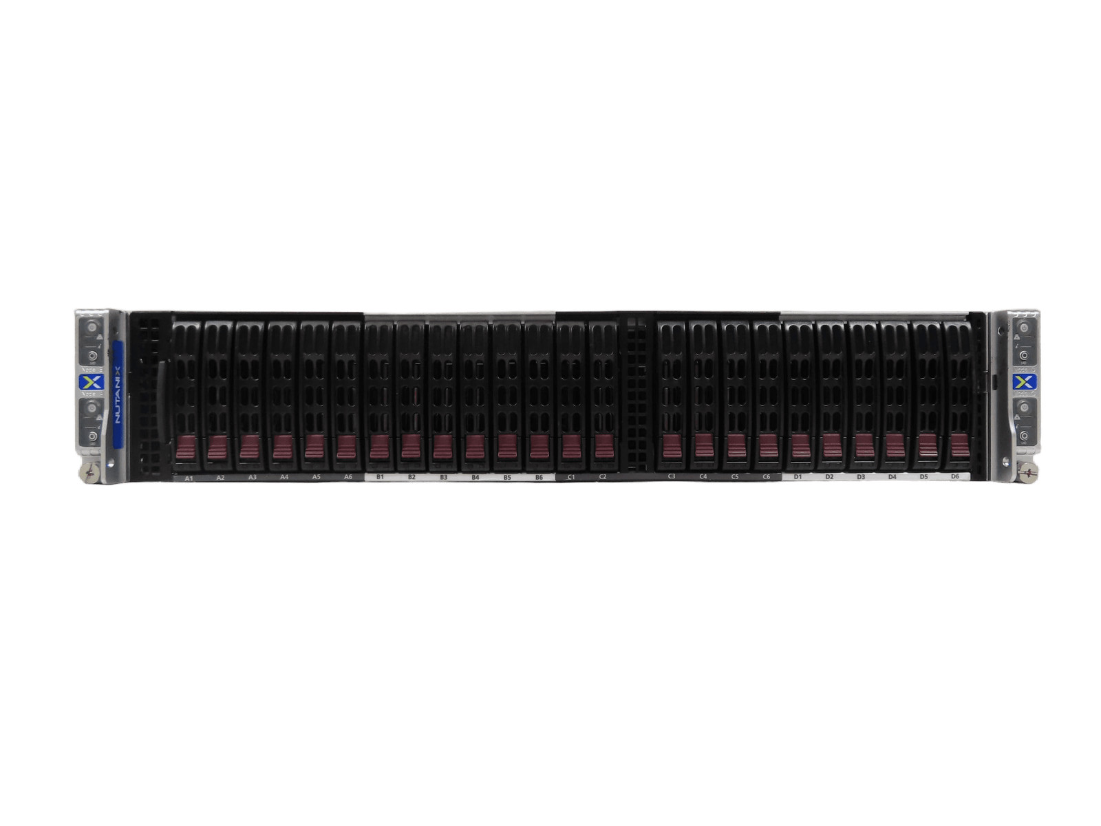 Supermicro 2U CSE-817B 24SFF 4-Node X11DPT-B 8x Gold 6226 128GB Ram 4x 240gb SSD