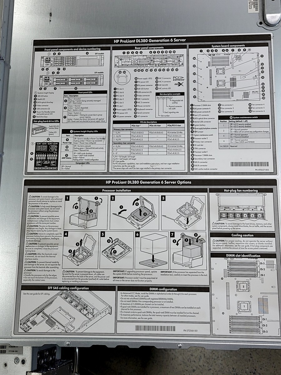 HP PROLIANT DL380 G6 Server 2.5×8 P410 Intel XEON E5540 8GB SEE NOTES