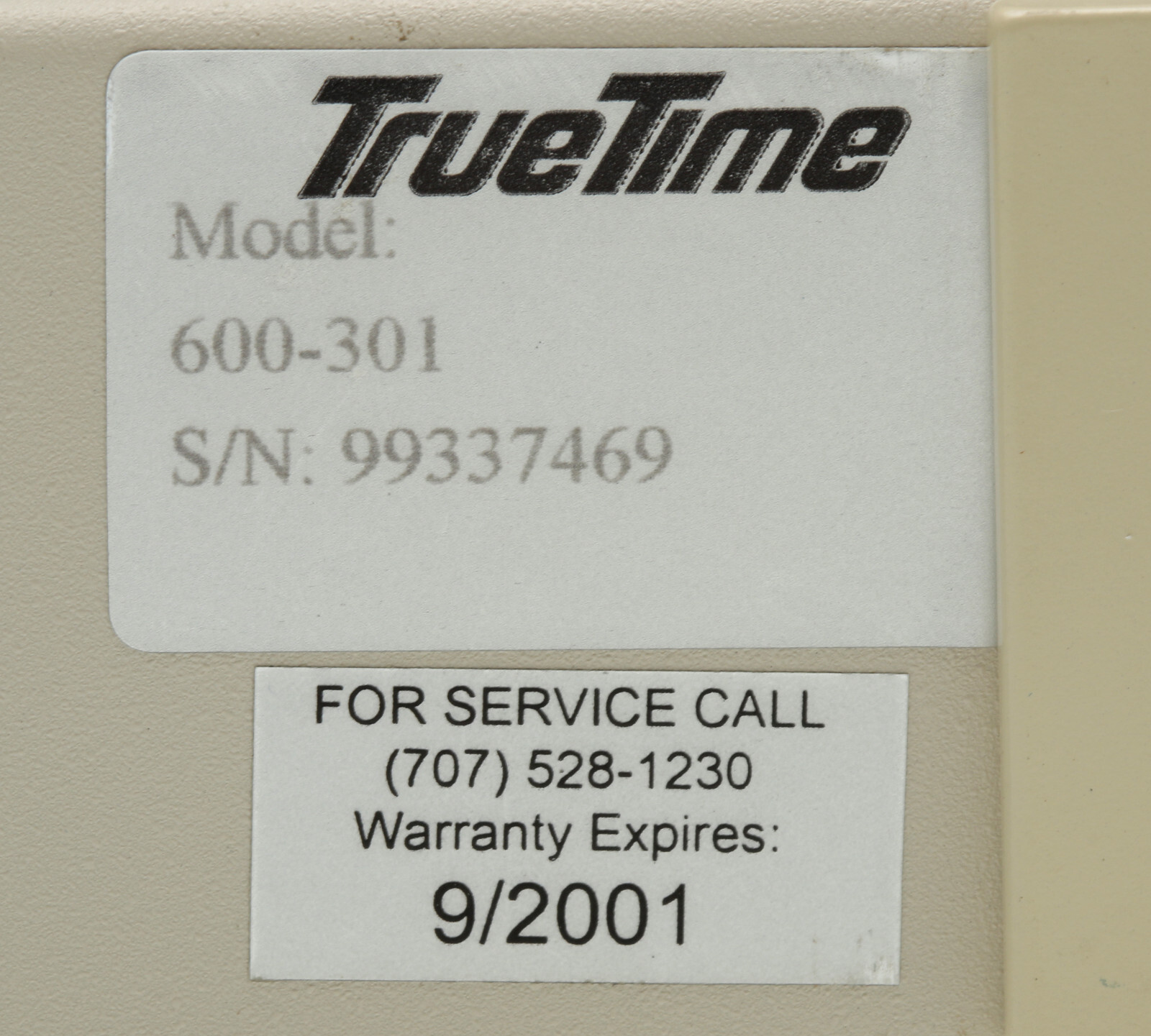 TrueTime Symmetricom NTS-100i GPS NTP Network Time Server Master Clock IRIG-B