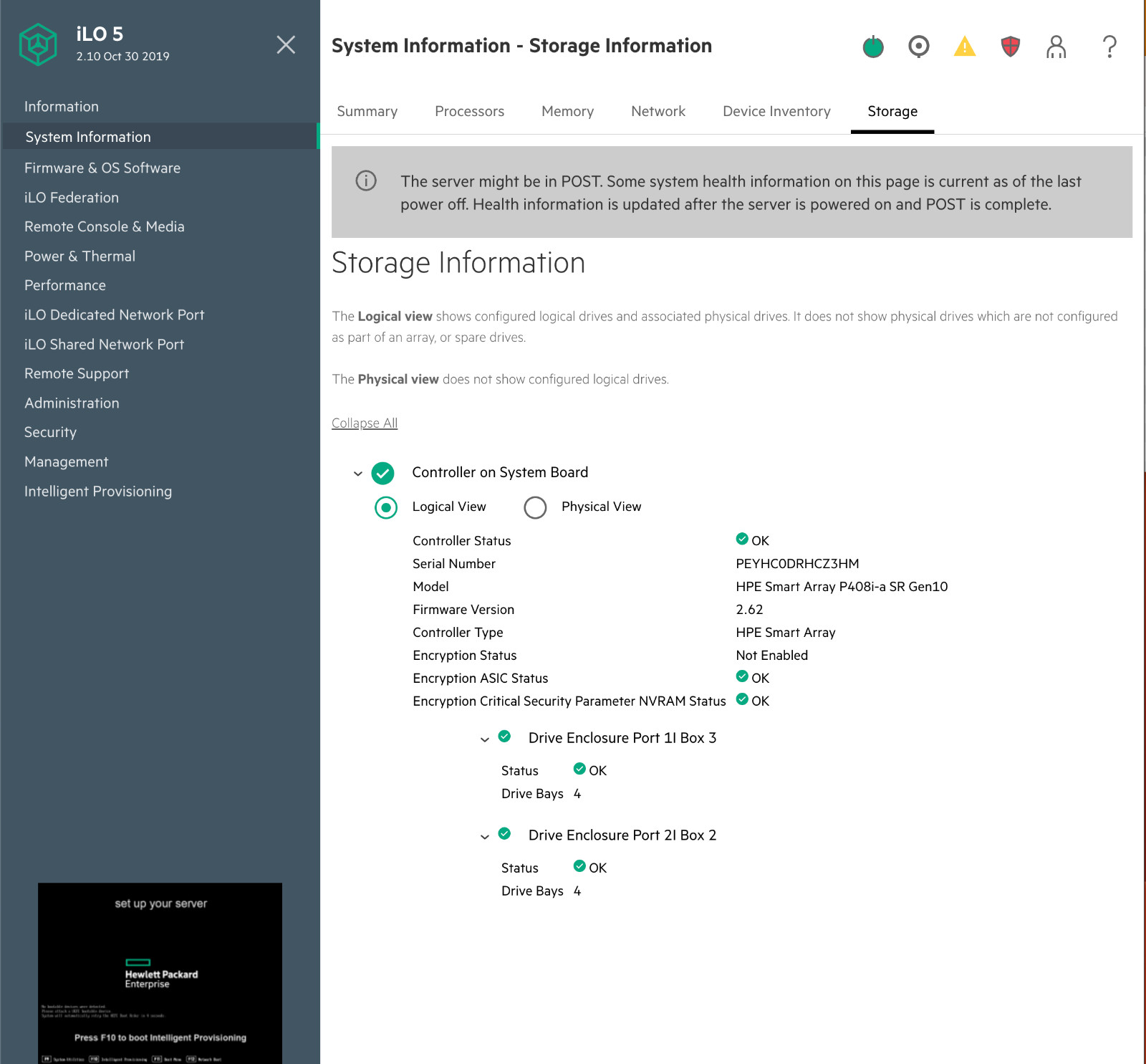 36TB Storage Server | HP HPE Proliant ML350 Gen10 | ECC Memory | 1x Xeon Bronze