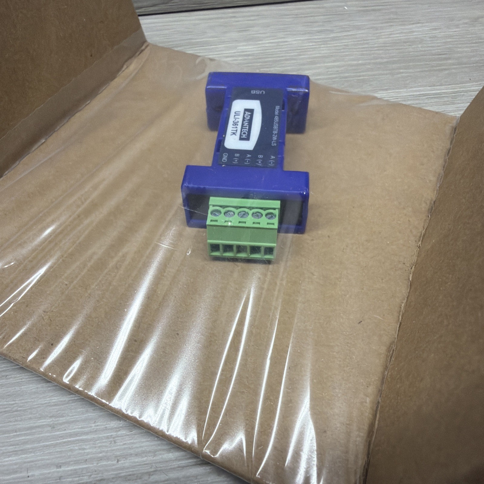 Advantech BB-485USBTB2WLS-A Serial/USB Data Transfer Adapter / Converter, New