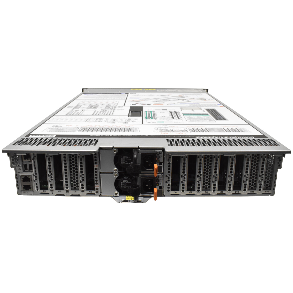 IBM Power S822 1x Power8 3.425Ghz 10-Core CPU 64GB RAM PC3 12x SFF 2.5